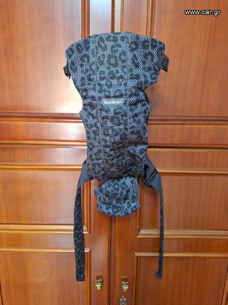 BabyBjorn Μάρσιπος Mini Leopard Anthracite 3D Mesh