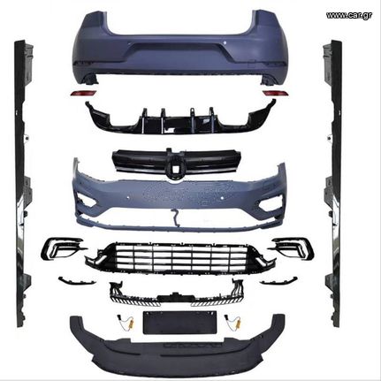 Body Kit Για VW Golf VII (7) 13-17 Upgrade To 7.5 17-19 R Look