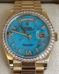 Rolex Day-Date President Replica 36mm Turquoise Tiffany αντiγραφο Α*Ποιότητας