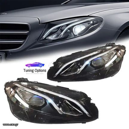 MERCEDES C CLASS W205 2016-2020 Full LED Μπροστα Φωτα