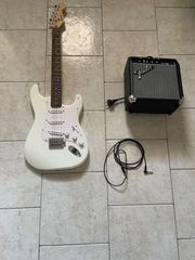 Ηλεκτρική κιθάρα squier + ενισχυτής fender