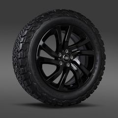 5 x Genuine Land Rover Style 5011 20" Gloss Black Alloy Wheels & BF Goodrich All-Terrain KO2 275/55 R20 Tyres (inc. TPMS)