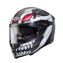 Κράνος Caberg Avalon-X PUNK ματ γκρι/άσπρο/κόκκινο (S, M, L, XL).