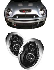 ΦΑΝΑΡΙΑ ΕΜΠΡΟΣ Headlights Mini Cooper (R50/52/53) 01-06 DRL black H1/H1