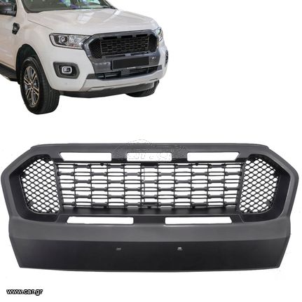 Honeycomb μάσκα ψυγείου απόδοσης μαύρο ταιριάζει Ford Ranger T7 16-19 2.2 3.2