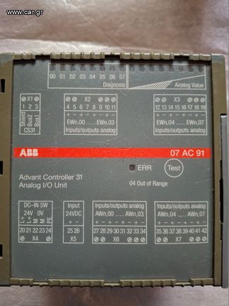 ABB 07 AC 91 ADVANT CONTROLLER 31