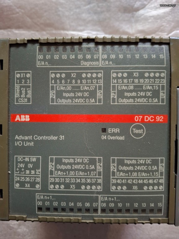 ABB 07 DC92 ADVANT CONTROLLER 31 “Used but Very Good and Working Condition”