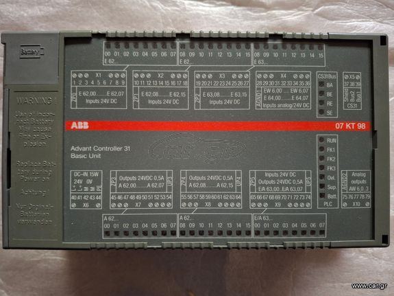 ABB ADVANT CONTROLLER 07KT98 BASIC UNIT