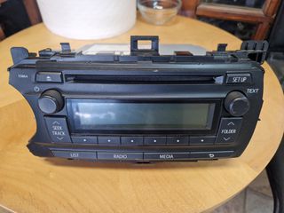 ΡΑΔΙΟ-CD-MP3 TOYOTA YARIS 11-14 ΜΕ ΚΩΔ. 86140-OD640