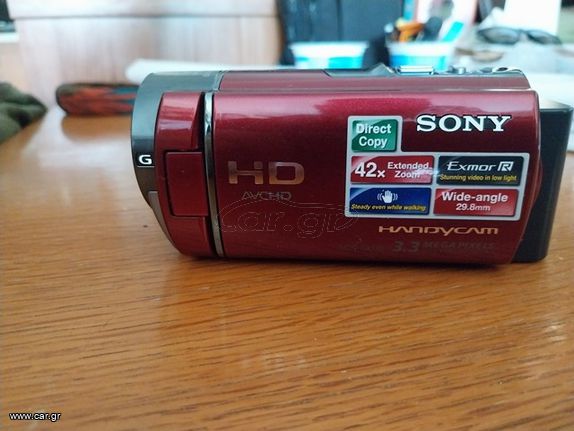 Πωλείται Video Camera SONY Handycam HD -AVCHD Κόκκινη