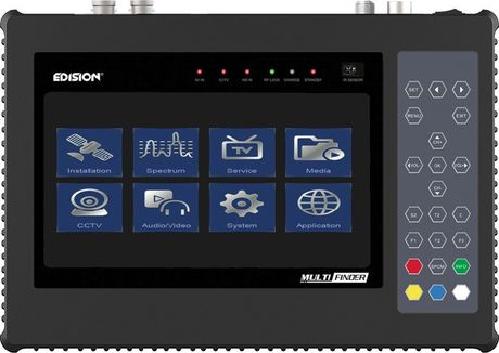 Edision Ψηφιακό Πεδιόμετρo Multi-Finder DVB-C / DVB-S / DVB-S2 / DVB-T / DVB-T2 με Οθόνη 7"