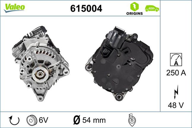 615004 ΑΛΤ/ΤΟΡ IBSG HYBRID 48V/250A RANGE ROVER EVOGUE LV/L551 18-