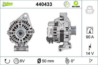 440433 ALTERNATOR - FORD FIESTA V, FUSION - MAZDA 2