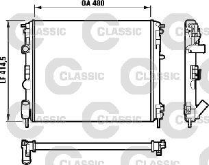 232523 ΨΥΓΕΙΟ CLASSIC 28 X 480 X 414,5