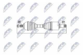 NPW-ME-018 ΗΜΙΑΞΟΝΙΟ MERCEDES A B CLASS   L ΒΑΣΗ ΑΥΤ.ΚΙΒ.