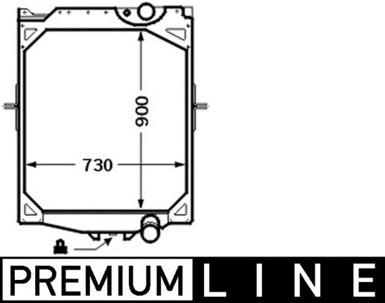 CR 756 000P-ΨΥΓΕΙΟ ΝΕΡΟΥ VOLVO(CV) FH12/FM/FM10/FM7 93-08