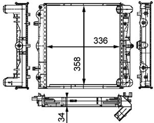 CR 383 000P-ΨΥΓΕΙΟ ΝΕΡΟΥ PORSCHE BOXTER(986) 2.7 96-02