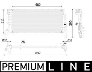 CR 2311 000P-ΨΥΓΕΙΟ ΝΕΡΟΥ MINI COUPER COUNTRYMAN(F60) S 16- (ΤΡΟΠΙΚΕΣ ΚΛΙΜΑΤΟΛΟΓΙΚΕΣ )