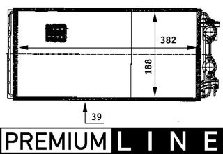 AH 122 000P/8FH351312411 ΨΥΓΕΙΟ ΚΑΛΟΡΙΦΕΡ VOL FH12/FH16/FM7/FM10/FM12