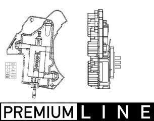 ABR 24 000P/5HL 351 321-011 ΡΥΘΜΙΣΤΗΣ ΒΕΝΤΙΛ MB E-CL. (W210)