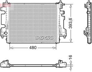 DRM23113 ΨΥΓΕΙΟ ΝΕΡΟΥ RENAULT/SMART TWINGO III/FORTWO,FORFOUR(453) 0.9-1.0 14-