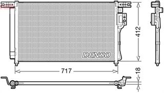 DCN41008-ΨΥΓΕΙΟ A/C HYUNDAI SANTA FE I(SM) 2.0 CRDI 01-06