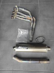 kawasaki zzr 1400 zx14 muzzy titanium exhaust