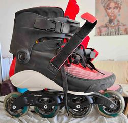 Solid '23 Powerslide inline skates Swell Bolt 42 Trinity 4x80