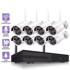 Ολοκληρωμένο Σύστημα CCTV Wi-Fi με 8 Ασύρματες Κάμερες 1080p