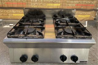 Εστία Αερίου Επιτραπέζια Με 4 Καυστήρες Φ14Cm 80x70x44Cm VIMITEX - Μεταχειρισμένη.