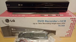 DVD recorder + VCR