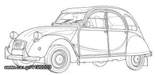 ΠΛΑΤΙΝA CITROEN 2 CV-thumb-1