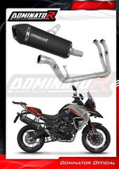 Dominator Εξάτμιση Ολόσωμη HP7 Black/Carbon End  Benelli TRK 702/X 2023 - 2024 Με Σιγαστήρα  ΠΡΟΣΦΟΡΑ !!!