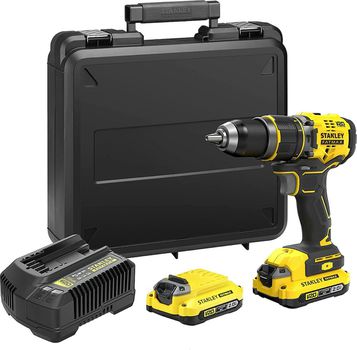 Stanley Κρουστικό Δραπανοκατσάβιδο Μπαταρίας Brushless 18V 2x2Ah