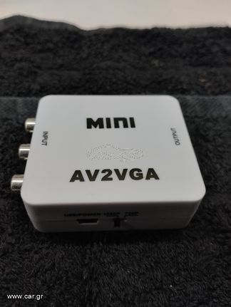 ADAPTOR MINI AV2VGA 1080P