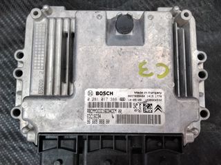 CITROEN C3 1.4 HDI ΕΓΚΕΦΑΛΟΣ  BOSCH 0 281 017 388,9666986880,EDC16C34