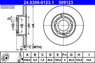 509123 ΔΙΣΚ.ΟΠΙΣΘ.ΧΑΡ.(POWER DISC) Α1/ΤΤ/Α3 (230ΜΜ)