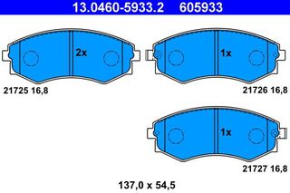 605933 - TAKAK. HYUNDAI COUPE (RD) (96-02)