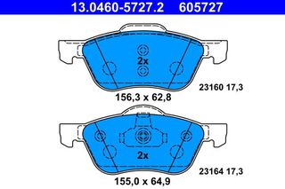 605727 ΤΑΚΑΚ.ΦΡΕΝ. ΕΜΠΡΟΣΘ. NISSAN PRIMERA TRAVELLER (WP11