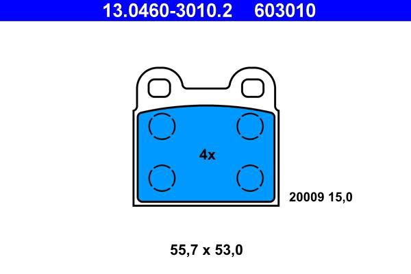 603010 - ΤΑΚΑΚΙΑ OPEL KADETT, VW KAEFER