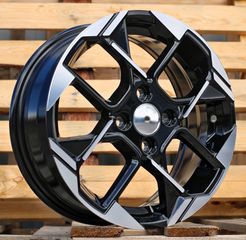 ΚΥΡΙΑΖΗΣ R15x6  4X100  ET  51  54.1   Black Polished