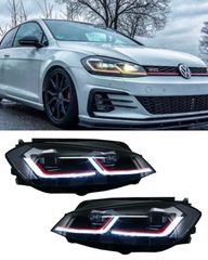 ΦΑΝΑΡΙΑ ΕΜΠΡΟΣ Vw Golf 7.5 17-19 Facelift DRL & Dynamic GTI Design