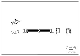 19035294 ΜΑΡΚΟΥΤΣΙ ΦΡΕΝΩΝ TOYOTA AVENSIS (T25_)