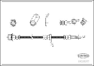 19033057 ΜΑΡΚΟΥΤΣΙ ΦΡΕΝΩΝ TOYOTA AVENSIS (_T22_)