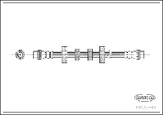 19020444 ΜΑΡΚΟΥΤΣΙ ΦΡΕΝΩΝ EM. V/W T4-T5 TRANSPORTER