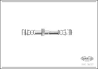 19018657 ΜΑΡΚΟΥΤΣΙ ΦΡΕΝΩΝ SEAT CORDOBA (6K1, 6K2)