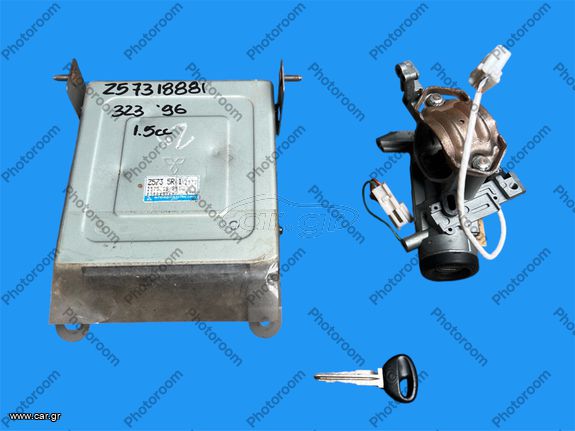 MAZDA 323F 1994-1997 ΜΕΤΑΧΕΙΡΙΣΜΕΝΑ ΑΝΤΑΛΛΑΚΤΙΚΑ ( Σετ εγκεφάλου κινητήρα immobilizer με κωδικό Z57318881 κατάλληλο για 1.5cc αυτοκίνητα με κινητήρες βενζίνης )