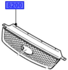 ΓΡΙΛΙΑ ΨΥΓΕΙΟ FORD FOCUS 2003-2007