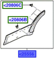 ΔΙΑΚΟΣΜΗΤΙΚΟ ΠΟΡΤΑ ΕΞΩΤΕΡΙΚΟ FORD MAVERICK 2001-2006