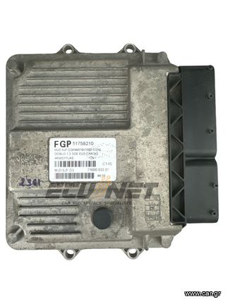 ΕΓΚΕΦΑΛΟΣ ΚΙΝΗΤΗΡΑ MAGNETI MARELLI FIAT DOBLO 1.3 51758210 MJD6JF.D3 71600.033.01